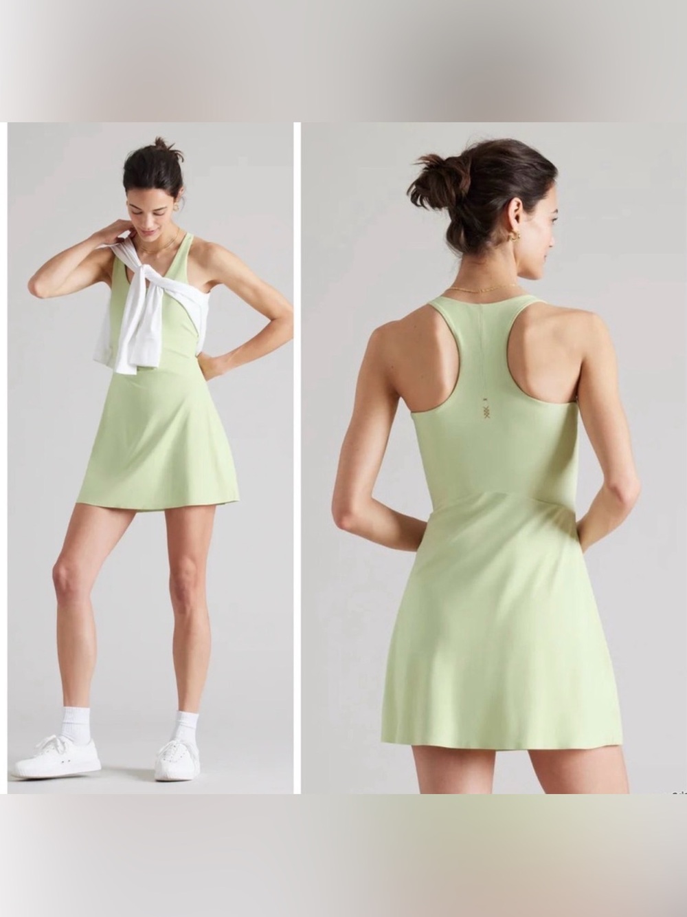 RHONE Course to Court Sport Dress Tennis Prep Golf Outdoors Lime Zest XL